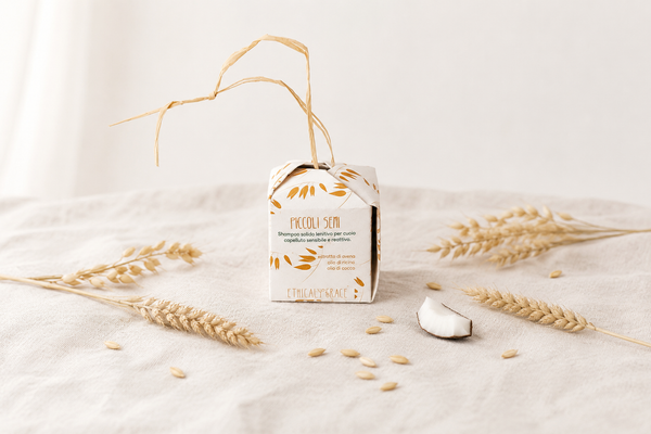 Shampoo solido naturale cuoio capelluto sensibile Piccoli Semi Ethical Grace